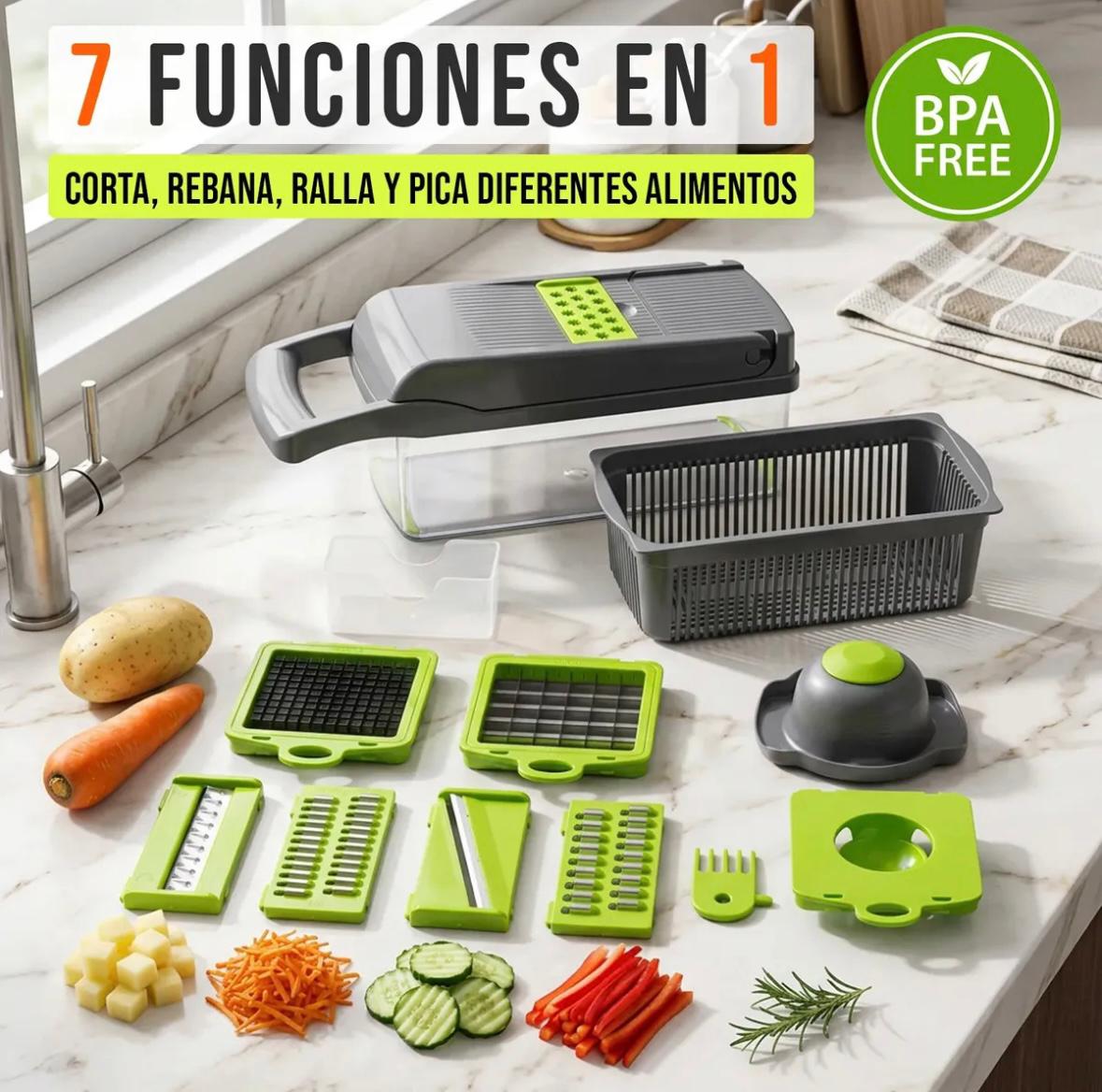 Veggo Pro™ | Cortador Multifunción 7 en 1
