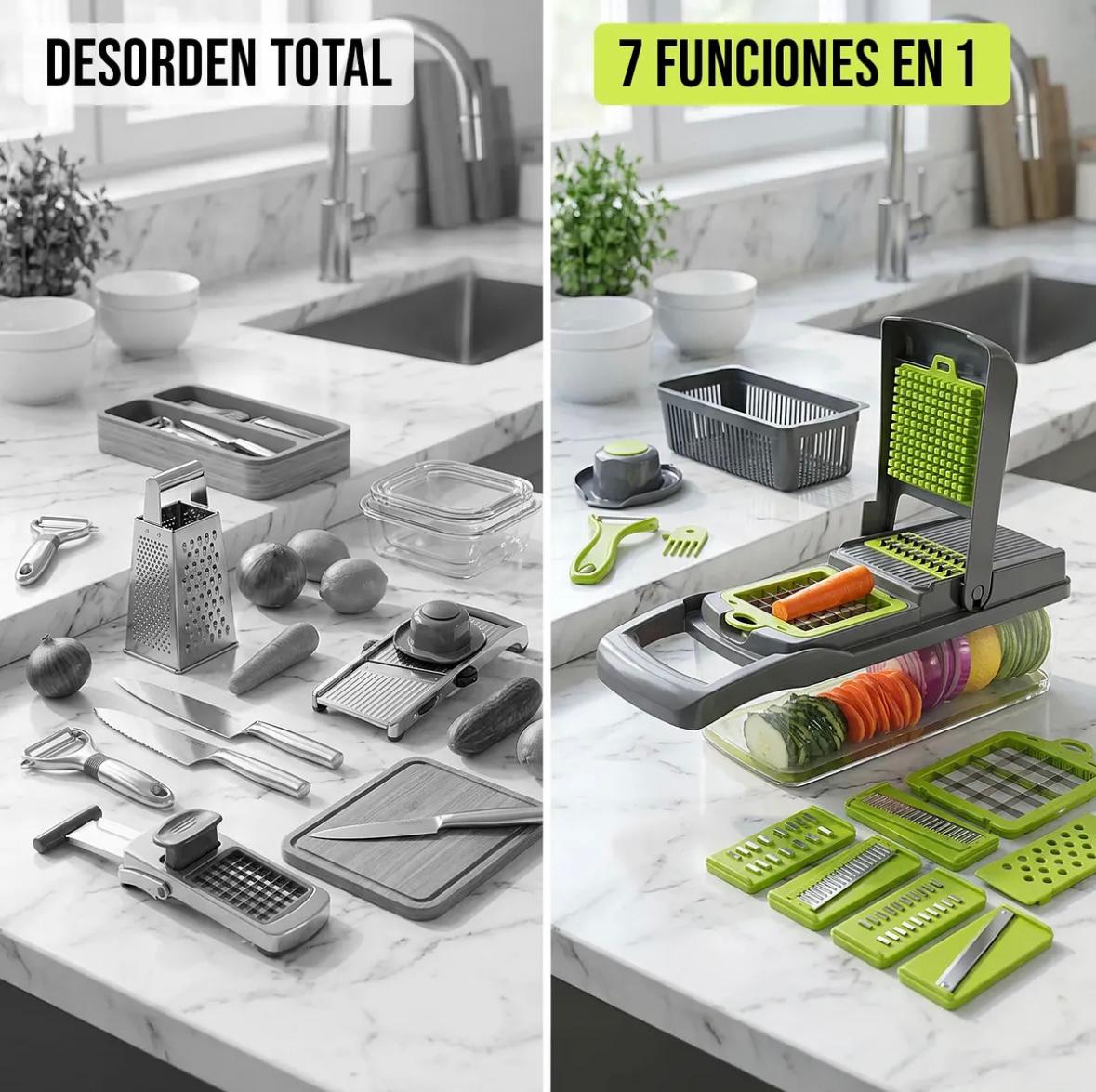 Veggo Pro™ | Cortador Multifunción 7 en 1