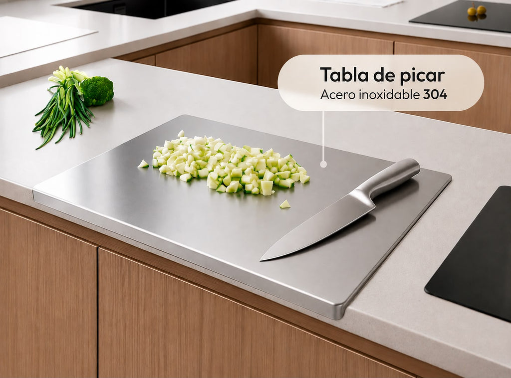 Tabla de Cortar de Acero Inoxidable 304 Steel Cut®