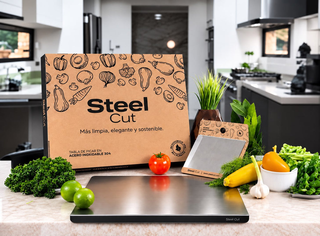 Tabla de Cortar de Acero Inoxidable 304 Steel Cut®